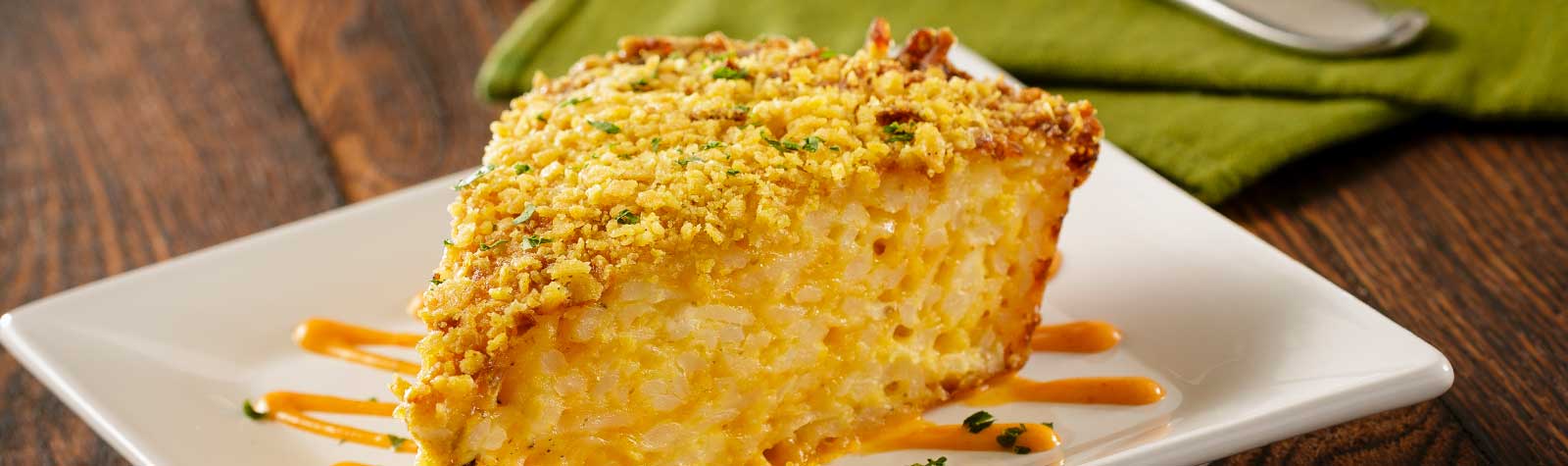 Shredded Potato & Cheddar Casserole