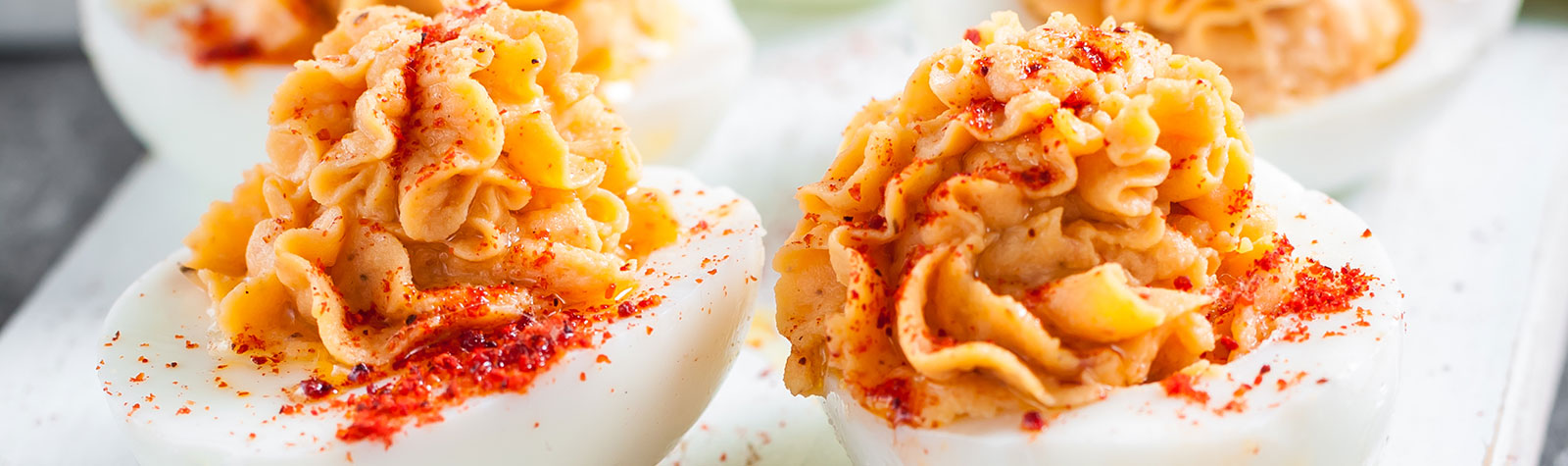Deviled Eggs with Pimento Cheese